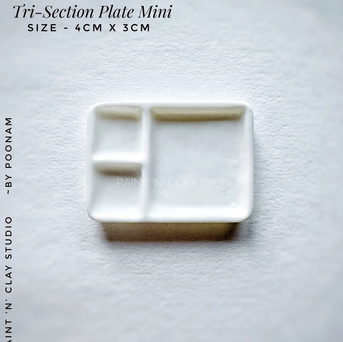 3pcs Tri Section Plate Mini