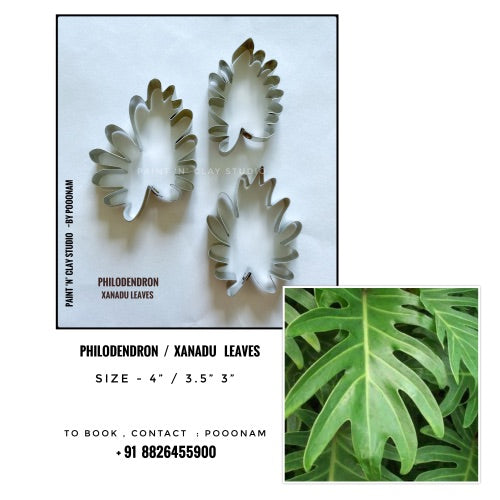 Philodendron / Xanadu Cutter set (3pcs)