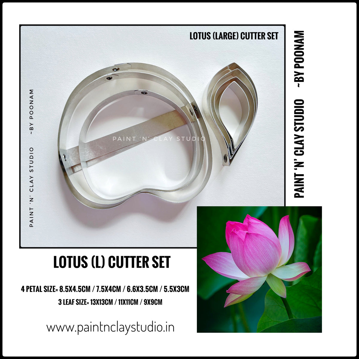 Lotus (Large) cutter set