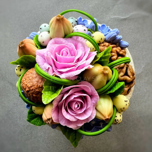 Mason Jar - 8 (Roses & Walnut)+ Box