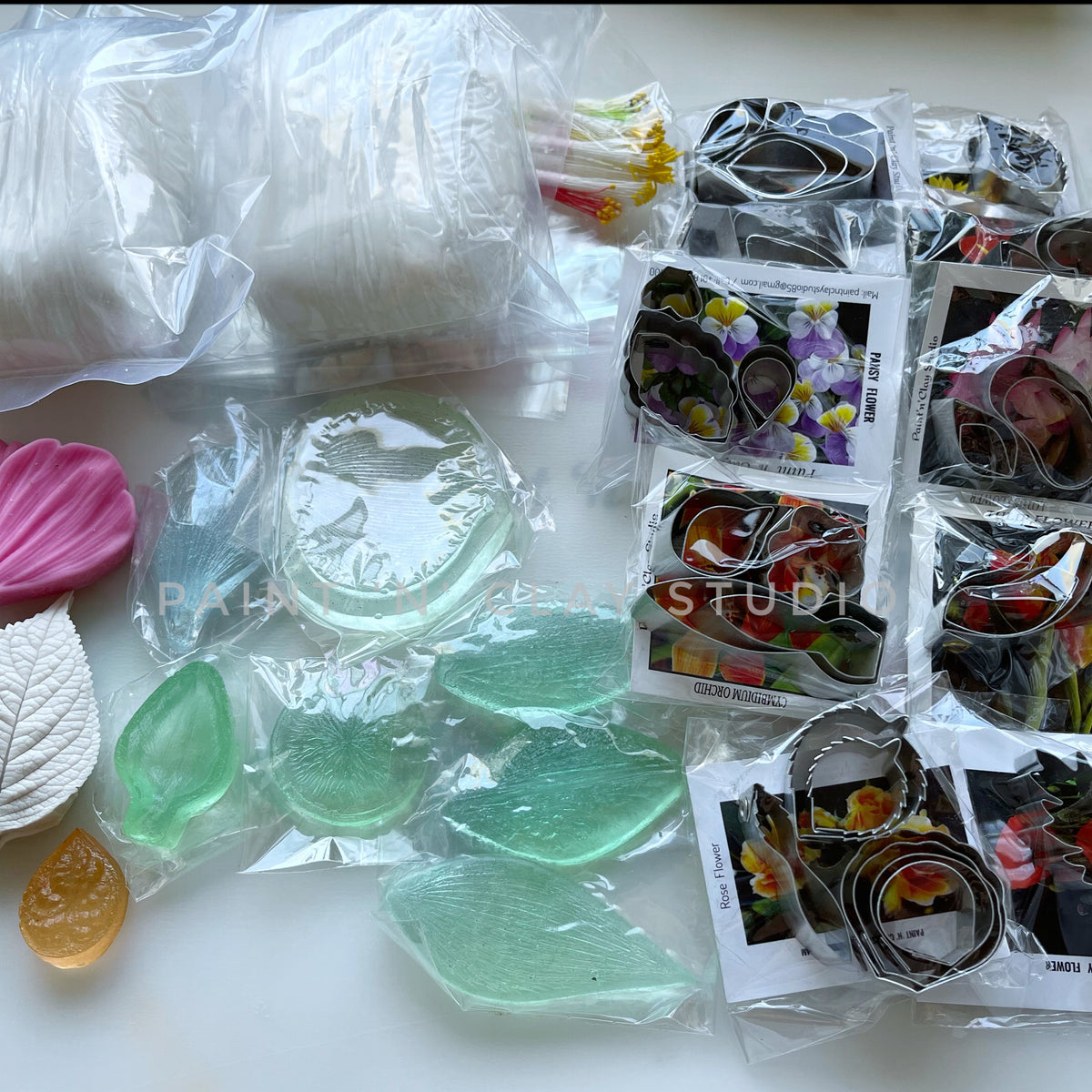 MATERIAL KIT Mini Flower Combo(Course1+2+3) No Tutorials