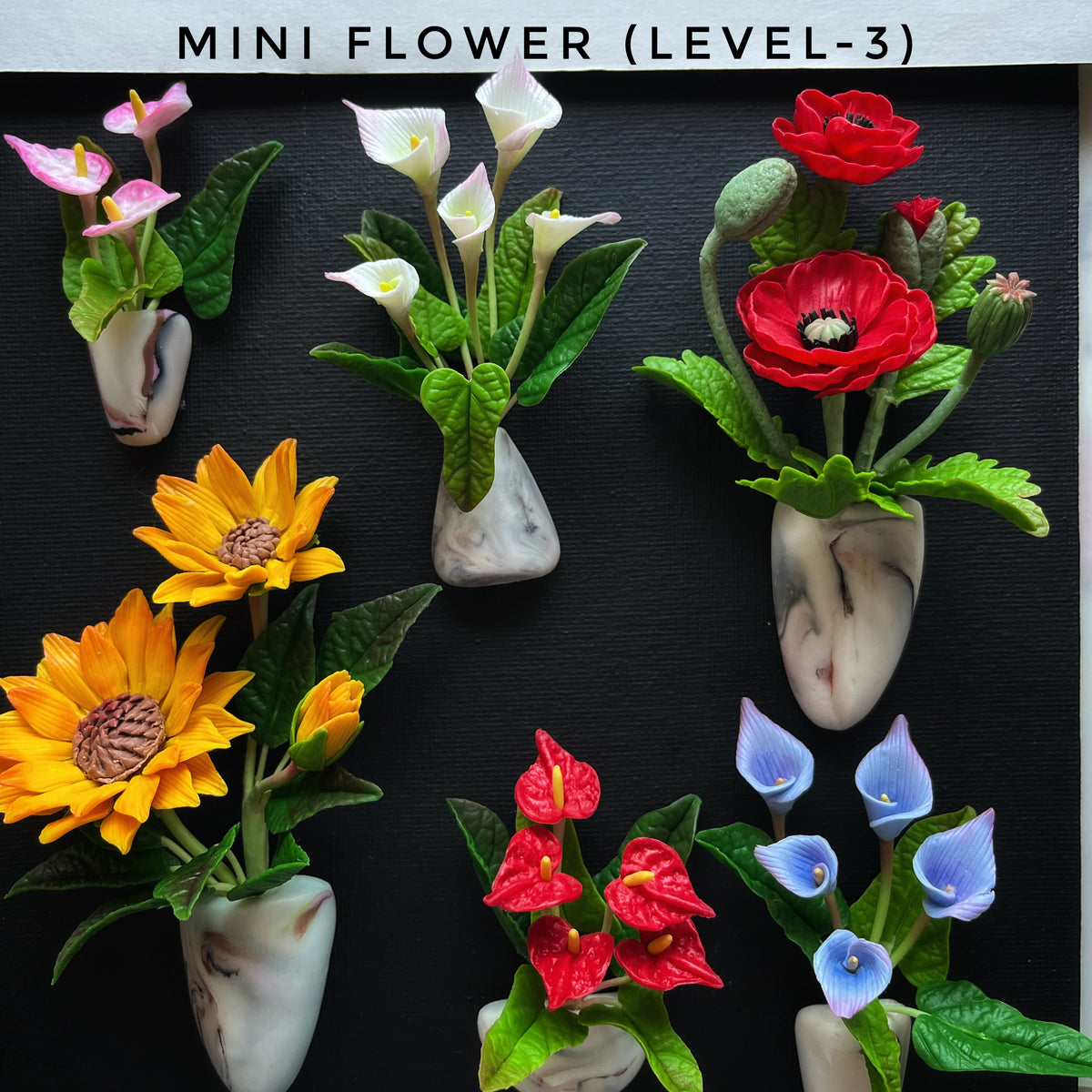 Mini Flower Magnet (Course -3) (without kit)
