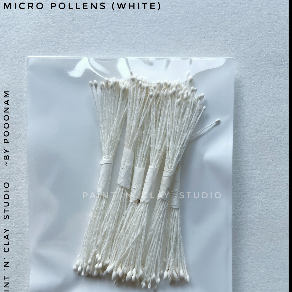 Micro Pollens (White) Pack of 6 Bunches